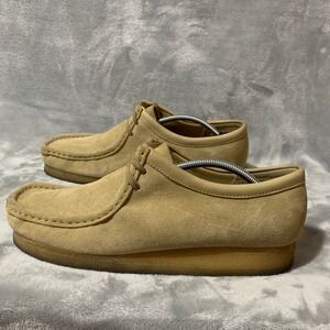 Clarks Originals Wallabee Loafer Suede Leather Casual Comfort Shoes Size 12M